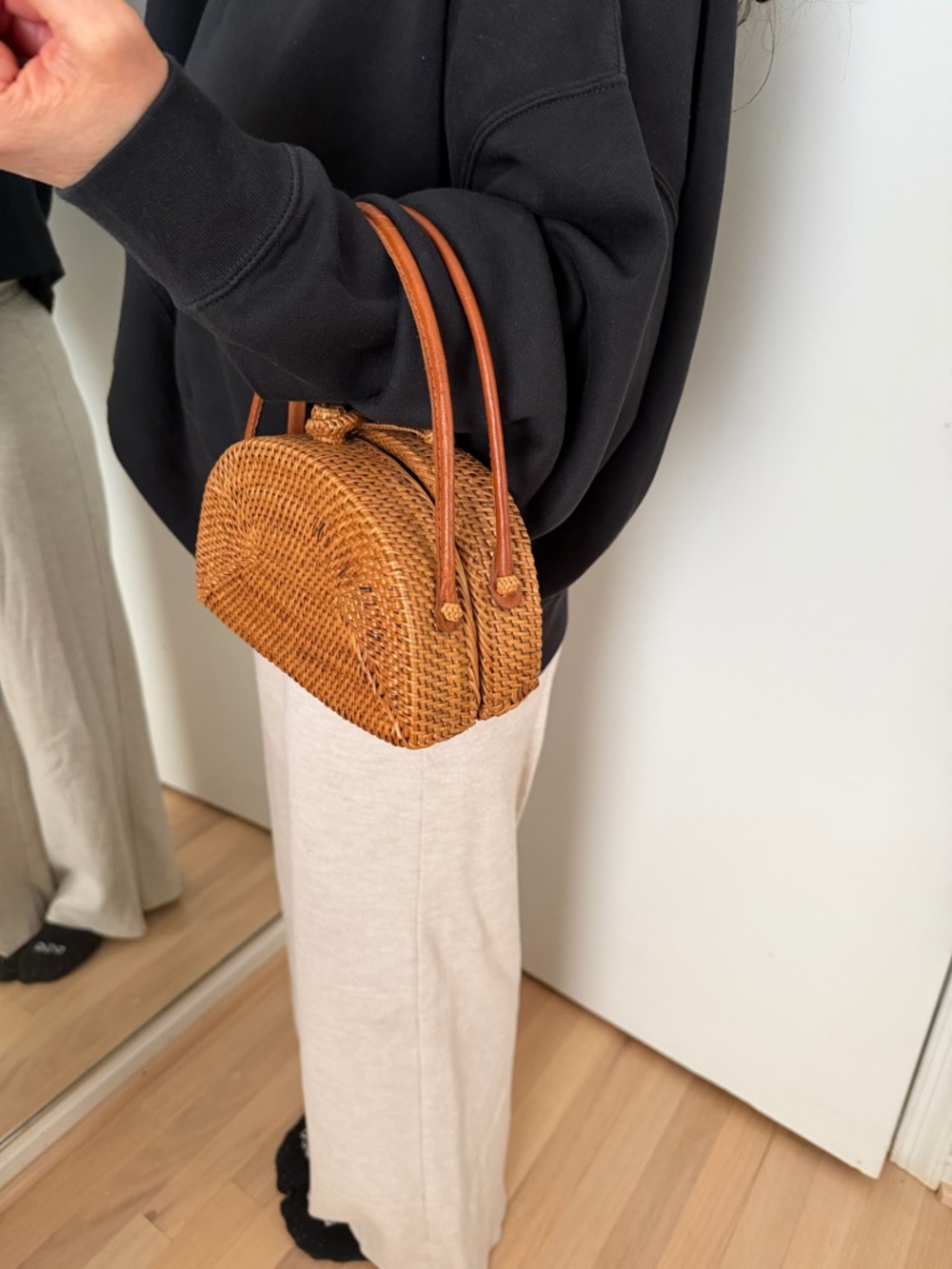 Anthropologie Brown Woven Mini Bag - Picture 16 of 16